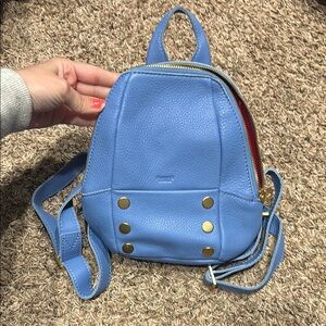 Hammitt Blue Leather Backpack